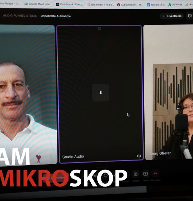 Moderatorin Martina Rupp im Gespräch mit  Dr. Gerald Prager